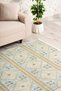 Line Patterned Black Gray Washable Non-Slip Chenille Hallway Living Room Kitchen Carpet 7834 - 6