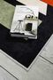 Modern Patterned Black and White Washable Non-Slip Base Velvet Carpet 7091 - 4