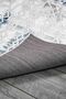 Modern Patterned White Gray Blue Washable Non-Slip Base Velvet Runner Hallway Carpet 7018 - 5