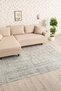 Abstract Patterned Gray Washable Non-Slip Base Chenille Hallway Living Room Kitchen Carpet 8115 - 3
