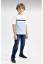 Dark Blue Boy's Skinny Denim Trousers Jeans - 4