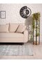 Antique Patterned Gray Carpet Washable Non-Slip Base Chenille Machine Bedroom Carpet 7204 - 3