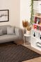 Moreno Viscose Woven Carpet Non-Slip Base Washable Dark Brown Living Room Carpet 1212 - 7