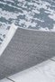 Abstract Patterned Gray Runner Washable Entrance Chenille Hallway Carpet 7343 - 6