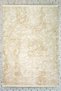 Abstract Patterned Cream Washable Non-Slip Chenille Hallway Living Room Kitchen Carpet 7827