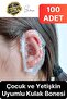 Practical Waterproof Children's and Adult's Protective Durable Flexible Transparent Compatible Elastic Ear Cap