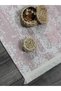 Abstract Patterned Pink Lilac Runner Washable Entrance Chenille Hallway Carpet 7349 - 4