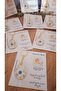 Moon Card and Evil Eye Beaded, Perfect for Birth, Baby Shower, Henna Ceremony, Baby Shower Gifts (25 Pieces) - 2