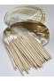 Wooden Meat Pusher 40pcs Manicure Stick