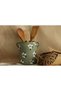 Green Retro Flower Pattern Vase - Updated Size - 5