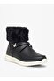 Flora Bella Plush Detail High Cut Boots with Zip Closure