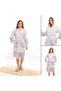Hürrem Tasseled Hooded Bath Sauna Pool Beach Women Men Unisex Cotton Loincloth Bathrobe with Pockets