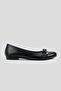 Women's Black Patent Leather Genuine Leather Size 35-41 Ballerinas - 2