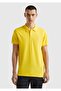 Men's Yellow Regular Fit Short Sleeve Polo Tshirt