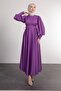 Waist Two Side Length Lace up Hijab Dress - 2