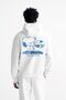 Unisex Oversize Sweatshirt Hoodie Peanuts Snoopy Printed White – Hooded, Kangaroo Pocket, 3 Strands