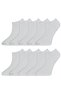 8 Pairs Cotton Economic Package White Sports and Running Socks Set - 7