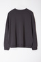 Antrasit Kalın Taşlı Detaylı Örme Büyük Beden Sweatshirt TBBAW24SW00000 - 7