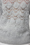 Gray Openwork/Hole Detailed Crew Neck Knitwear Sweater Twoaw25Kz00339 - 4