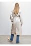 100% Linen Flap Trench Coat - 4