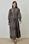 Mink Dress with Lace Details - 2
