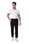 Elastic, Men's High Waist Thin Summer Lace-Up Waist Loose Comfortable Cotton Slouchy Summer Trousers - 2