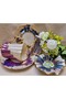 Column Porcelain Hand Painting Set of 2 Coffee Cups - 2