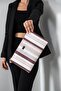 Women's Portfolio Clutch - Tan Cream Nv1034 - 3