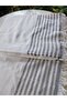 Natural Fringed 220 x 180 Sofa Cover, Sofa Bed Cover, Cotton Cover, - 4