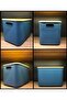 2 Pieces of 21 Lt Storage, 1 Piece of Green and 1 Piece of Gray Multi-Purpose Cabinet Organizer Box - 3