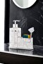 Patterned Liquid Soap Dispenser Kitchen Bathroom Detergent Dispenser Soap Dispenser Brush with Sponge Chamber Brush Not Included - 2