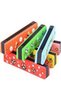 Colorful Patterned Children's Harmonica with 16 Holes - Double Row Musical Instrument Fun Activity
