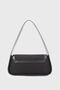 Baguette Bag with Fabric Detailed Cover - 4