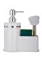 Liquid Soap Dispenser with Chamber Kitchen Bathroom Detergent Dispenser Soap Dispenser Brush with Sponge Chamber Brush is Not Included - 4
