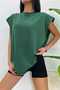 Plain Wear Out Women's Sleeveless Zero Sleeve Trend T-Shirt