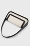 Baguette Bag with Fabric Detailed Cover - 4