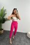 High Waist Premium Full Stretch Steel Fabric Carrot Pants with Front Pockets Pan050