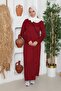 Women's Seasonal Sweat-Repellent Flowy Side-Tie Ferace Prayer Dress - 2