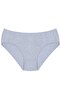 100% Cotton, High Waist, Ribbed, 6-Piece Women's Briefs 2 Black, 2 Gray, 2 White - 5