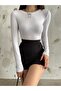 Women's Crew Neck Long Sleeve Fitted/Fitted Blouse