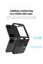 Ring Strap Slim Fit Case V2 For Galaxy Z Flip 6 - Black - 3