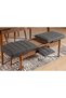 Sembol Bench Ceviz Antrasit - 2
