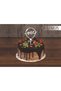 One White Mdf Cake Decoration Laser Cut 15X11 cm Numa Concept
