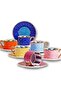 Coffee Cup Set Elite (coloured-pointed)