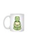 Turtle Horse Yoga in Cross-Legged White Mug, Gift, Dowry, Presentation