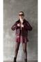Laminated Leather Zippered Coat - 2