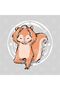 Yoga Spiritual Squirrel - Gift and Presentation Pet Mug - 2