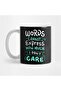 Words Cannot Express How Much I Don't Care - Funny Sarcasm Mug
