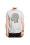 Unisex White T-Shirt - Head Animal Pattern - 6