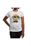 Orange Skater Unisex White T-Shirt - 3